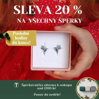 Nenechte si utéct...už jen do půlnoci! #akce #sperky #darky