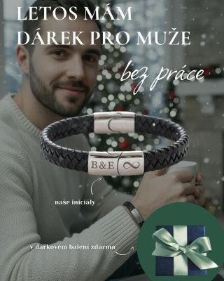 🎁 Máme dokonalý dárek pro muže. A tentokrát takový, který si opravdu schová. Kožený náramek s gravírováním na přání –...